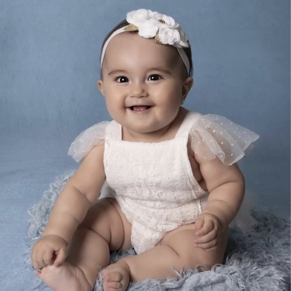 Cookie Monster Dress Birthday Outfit Sesame Street Dress Clothes  White - Picture 2 of 6